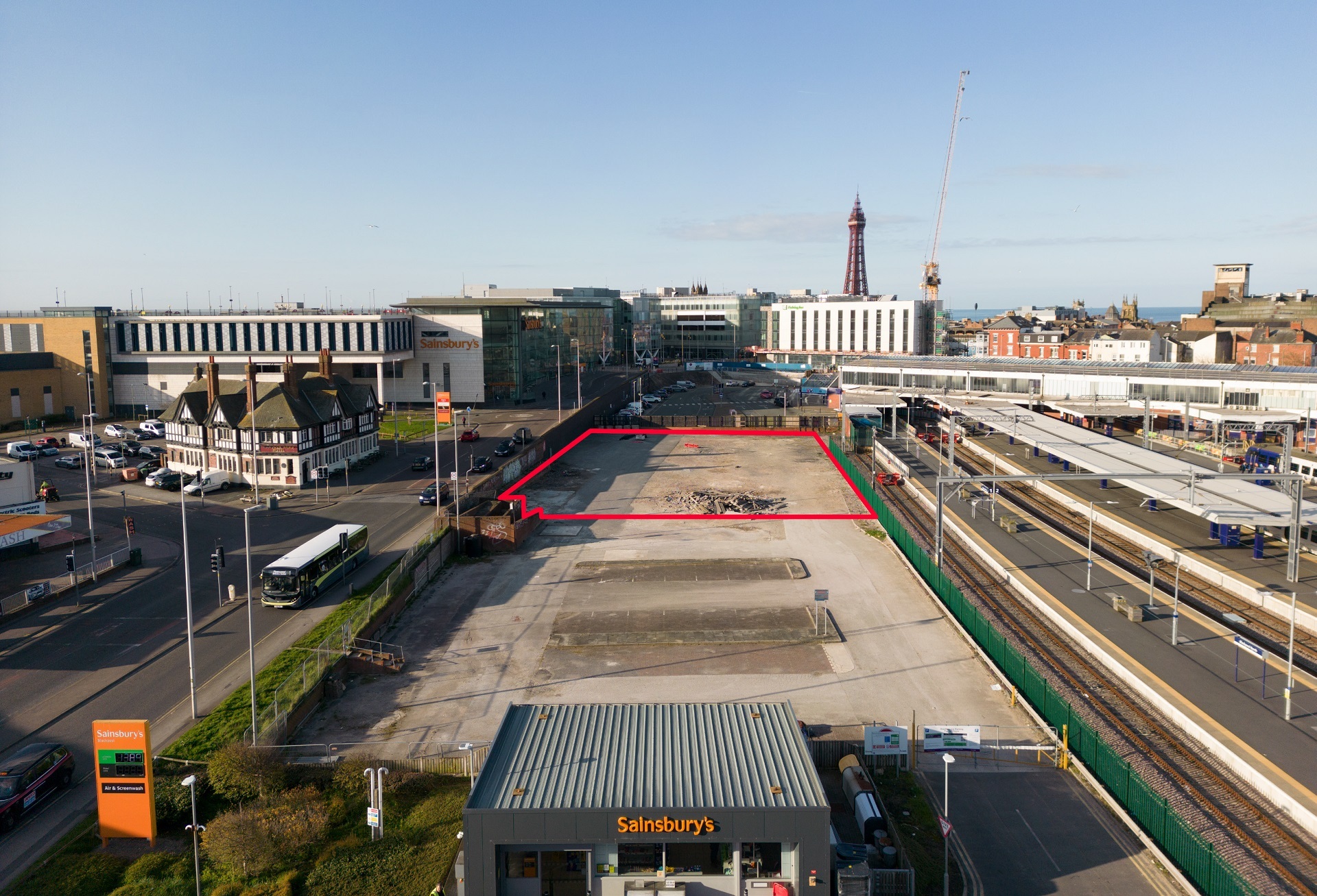 The land earmarked for the development as part of Talbot Gateway scheme